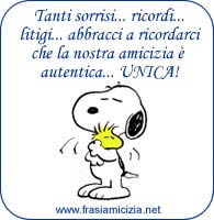 Frasi Amicizia snoopy