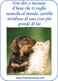 Frasi sull'Amicizia animali